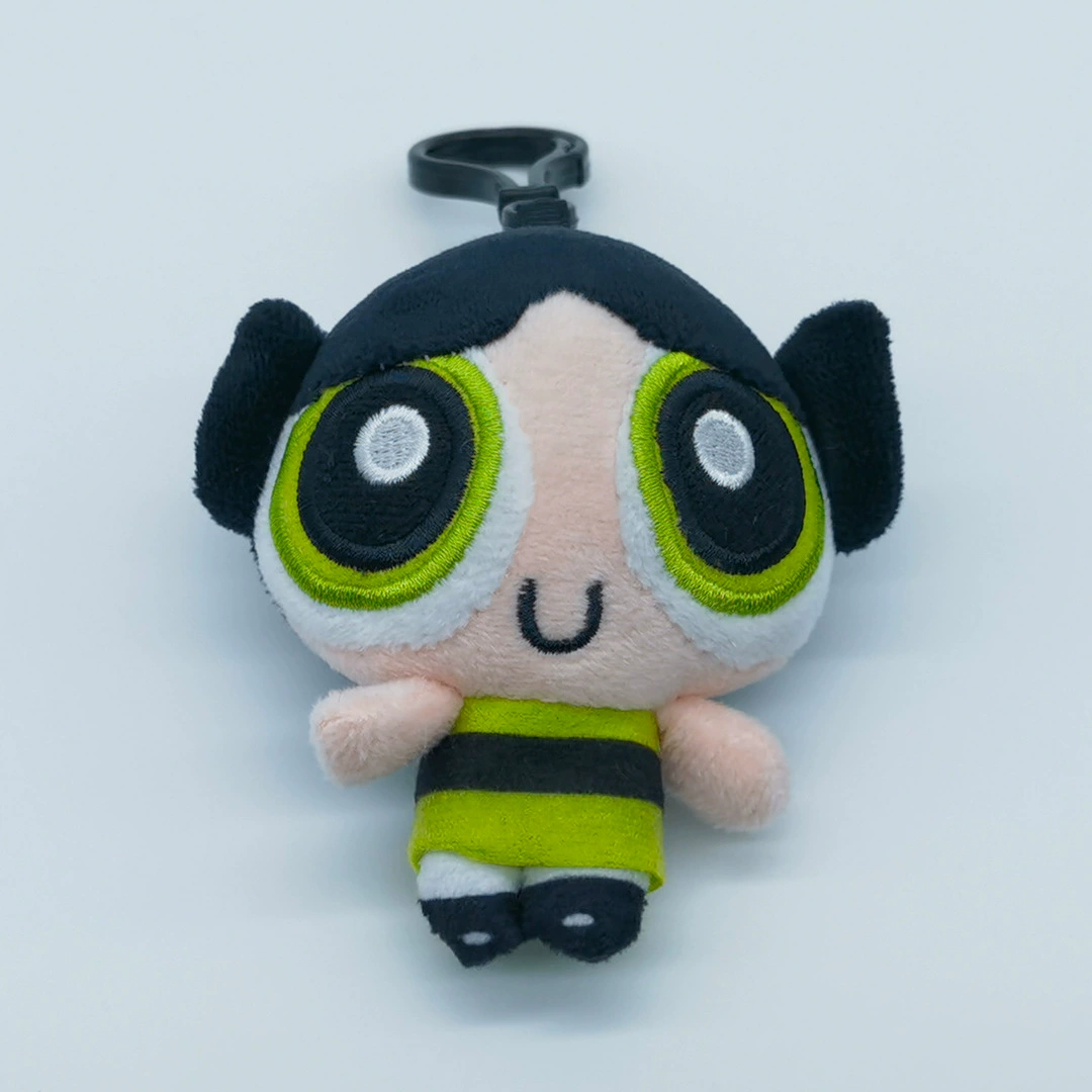 Кросс-бортовая бутиковая 9CMThePowerpuffGirls плюшевая игрушка оптовый брелок PowerpuffLittle полицейский кулон