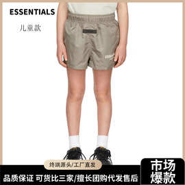 22款FOG Essentials儿童薄款运动短裤字母反光标休闲裤