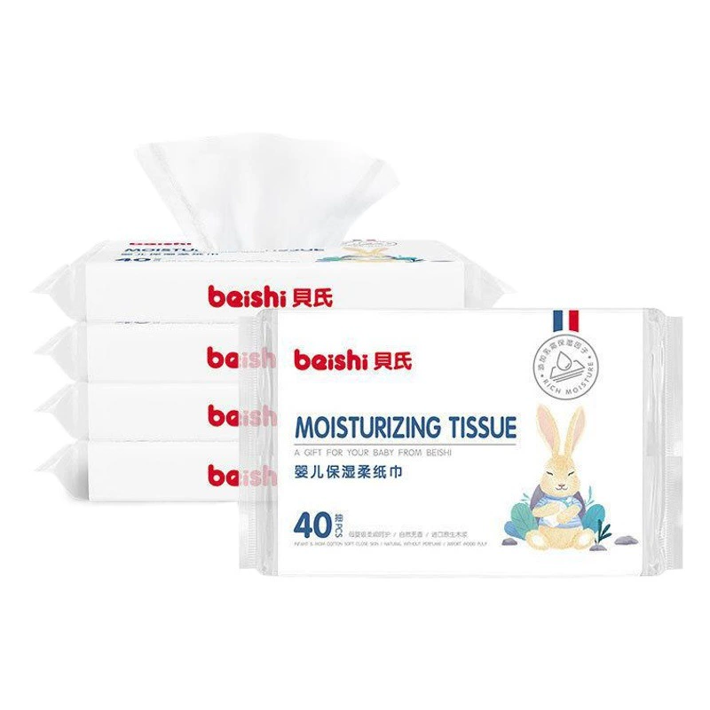 Мягкая ткань Bell's Baby, увлажняющая кремовая салфетка с облаком, мягкая ткань, 3-слойная супермягкая специальная салфетка для новорожденных