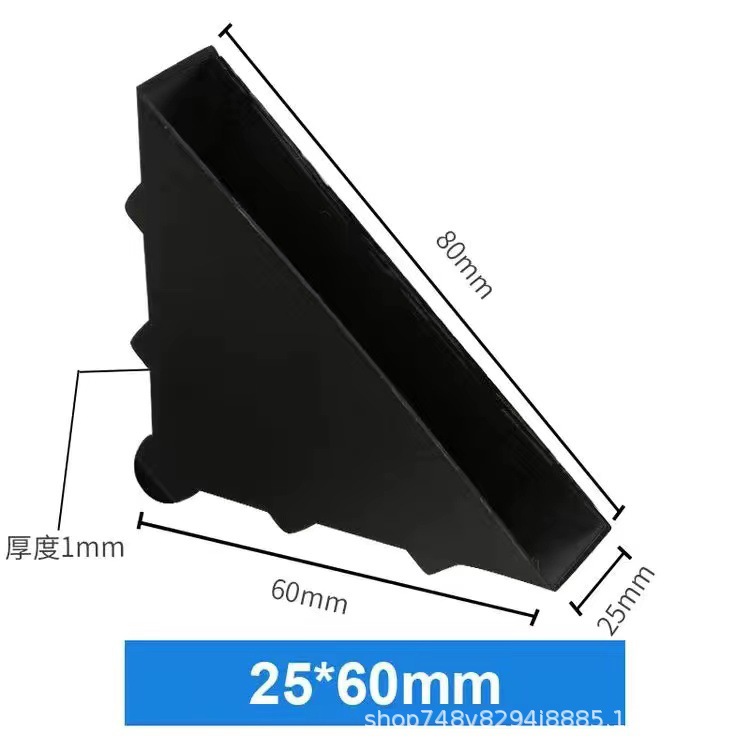 Embalaje de muebles triángulo anticolisión protección de esquina de plástico vidrio mármol protección de esquina de plástico fabricante