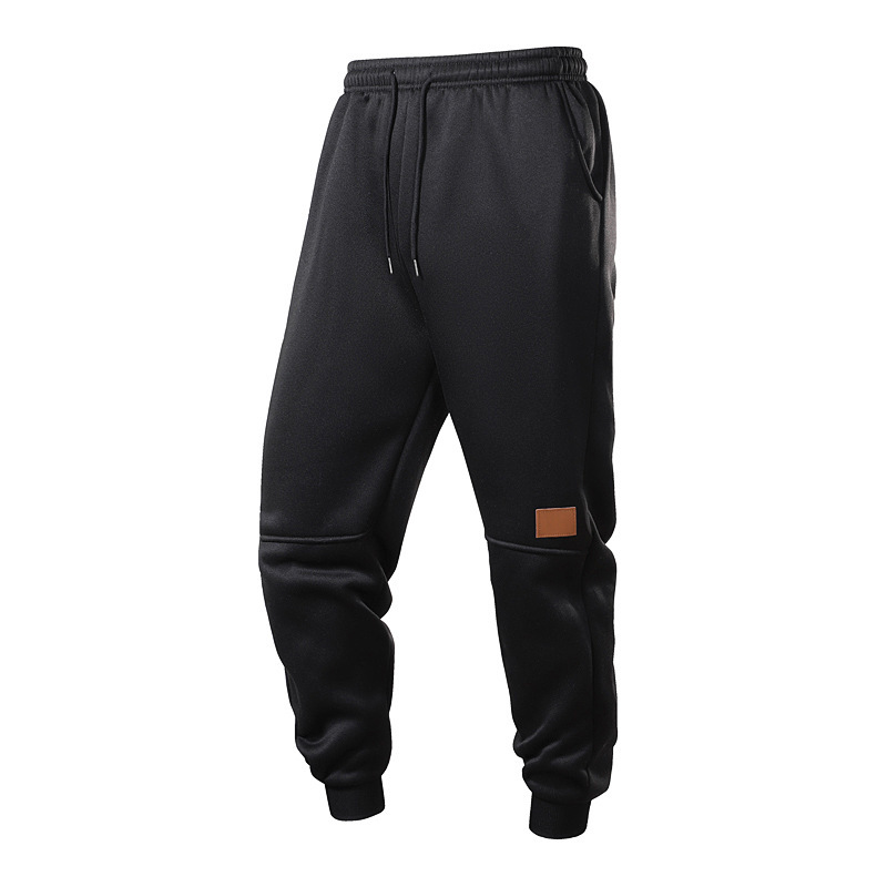 European Size Popular Sports Casual Pants Cross-Border Autumn and Winter Men's Zipper Fleece Thickened Fitness Running Solid Color Sweatpants European Size Popular Sports Casual Pants Cross-Border Autumn and Winter Men's Zipper Fleece Thickened Fitness Running Solid Color Sweatpants