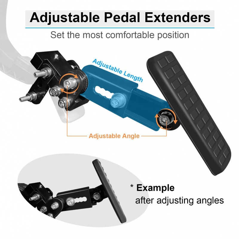 自動車、カート、おもちゃ車に適したアクセルとブレーキペダル延長器|undefined