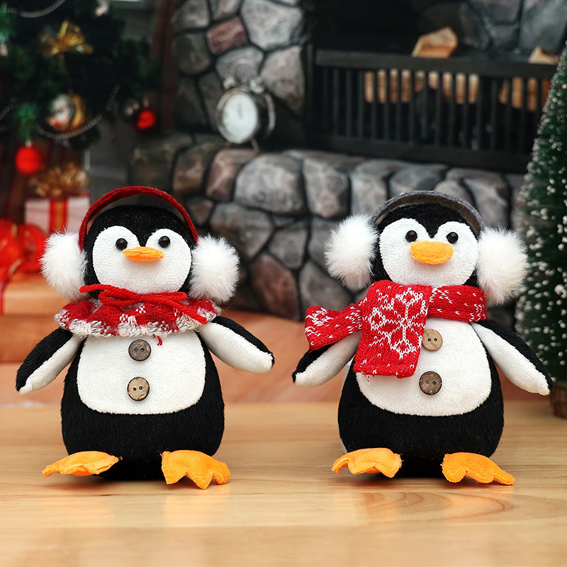クロスボーダークリスマス装飾ペンギンノーム人形ペンダント子供の人形ギフトパーティーウィンドウ装飾装飾品|undefined