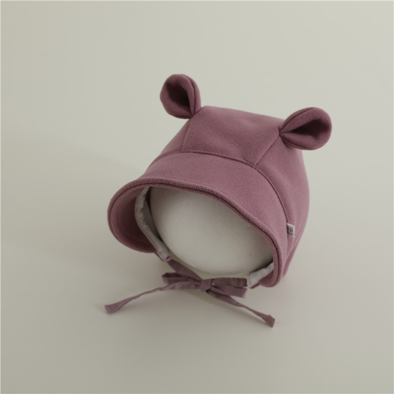 Sombreros para bebés otoño lindos pequeños oídos gorras para bebés super lindos protectores de oídos para bebés niños y niñas gorras de moda