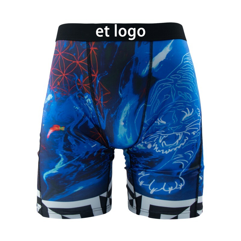 [European and American Hot Item]Ethika Same Style Underwear Men's European Cool Style Printed Boxer Briefs Men's Boxer Briefs