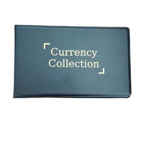 Paper Currency Collection Album, Coin and Ancient Coin Stamp Collection Set, 40 Slots, Pvc, Bilingual Edition, Cross-Border Best-Selling Model
