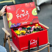 Универсальная подарочная коробка с фруктами с высоким значением упаковочная коробка красная коробка для ручной упаковки Fruit праздничная подарочная коробка для фруктов