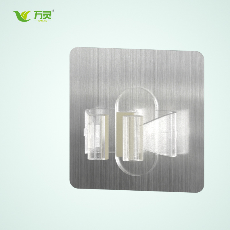 Wanling Seamless Mop Clip Mop Rack Wall Paste Umbrella Hanger Powerful Punch-Free Mop Hook Bracket