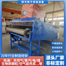 小型礦石表水干燥機連續式工業網帶烘干機電加熱熱風平板線干燥機