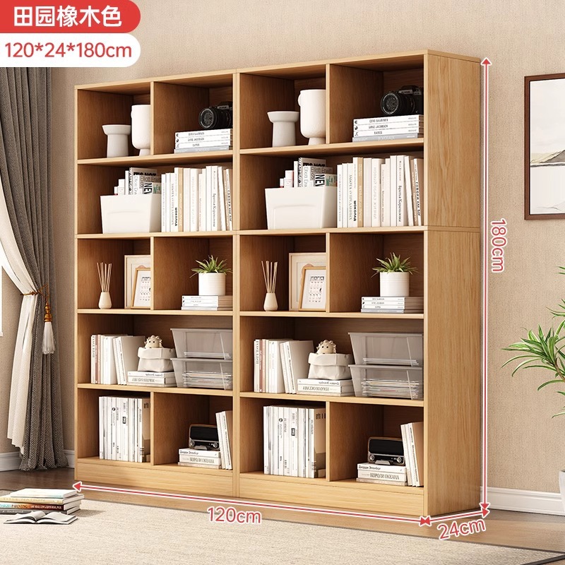 Estante de libro estante de piso sala de estar armario de almacenamiento gabinete de archivos de oficina estante simple estante librería doméstica
