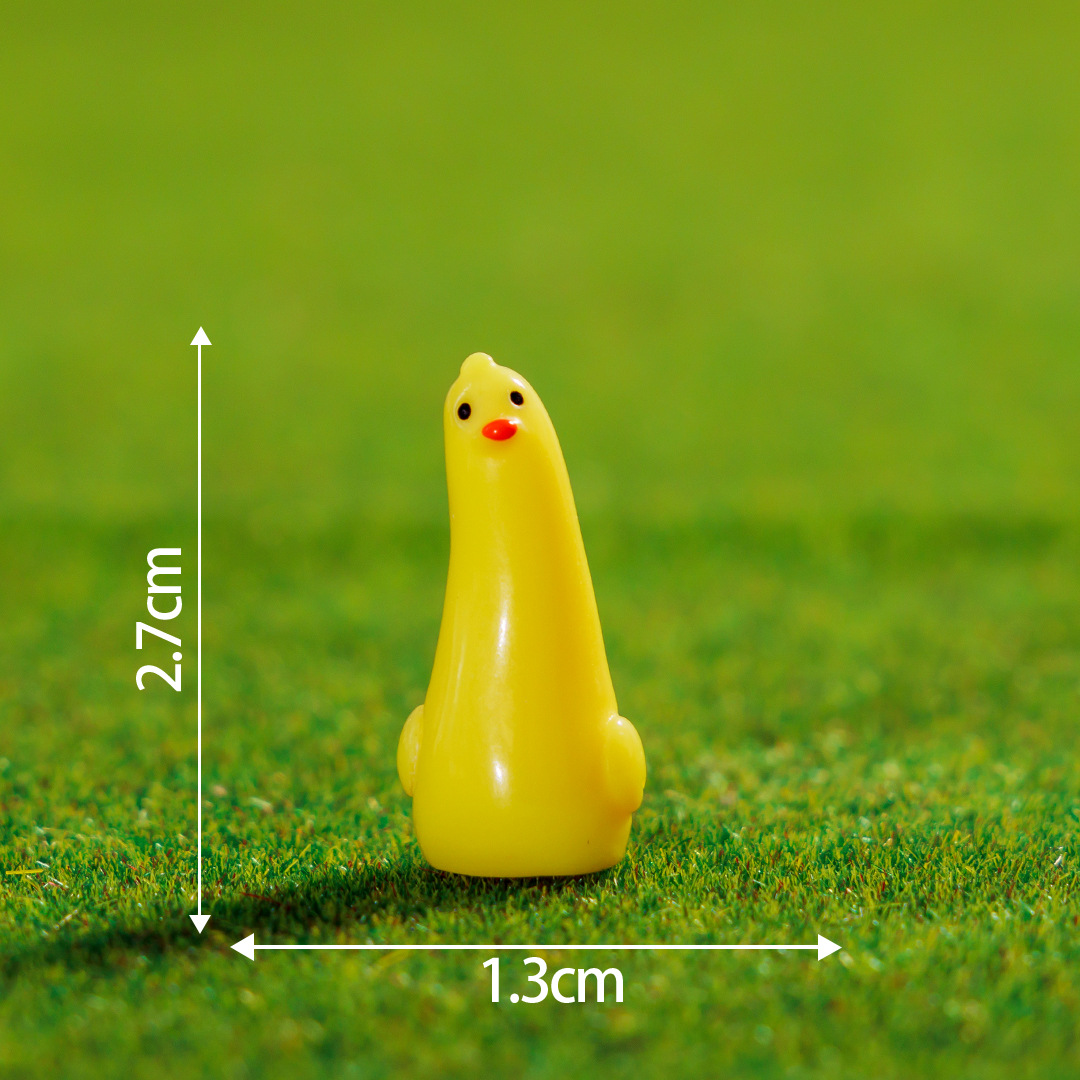 단단한 노란색 긴 목 닭 A02-a-5