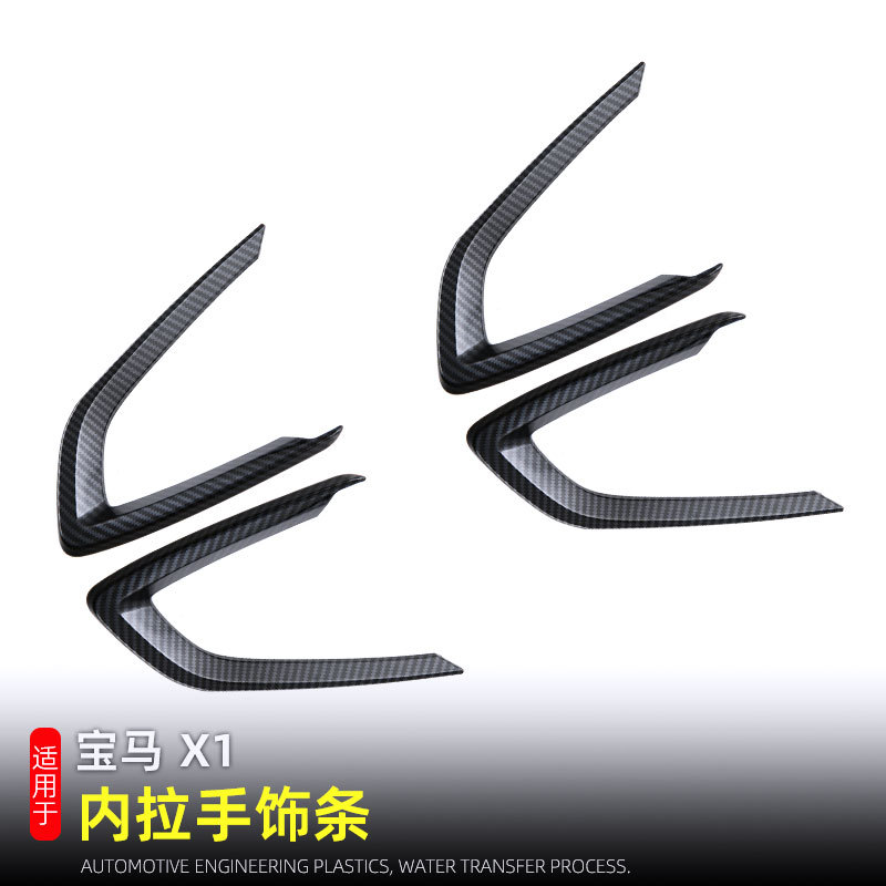 Suitable for 23-25 Models of Bmw X1/Ix1 Interior Handle Trim Strips, Door Handle Frame Interior Modification Accessories