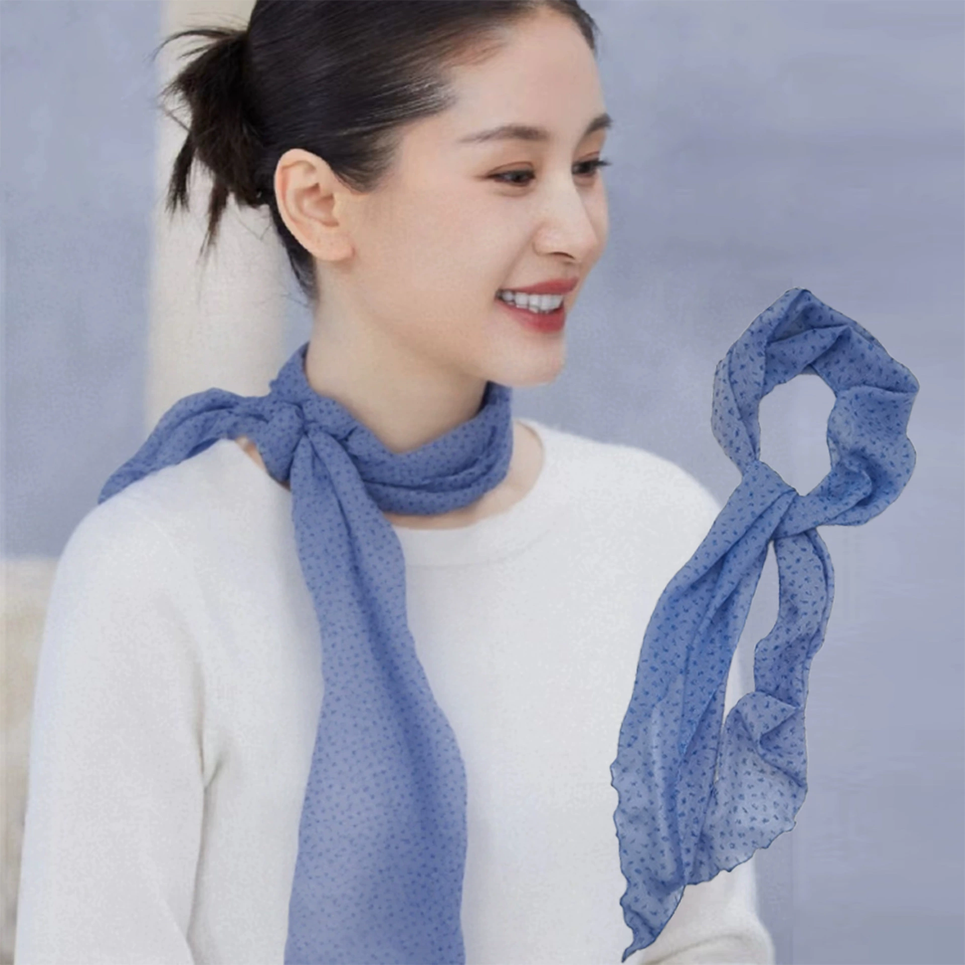 Brown universal accessory, headband, scarf, 2025 years