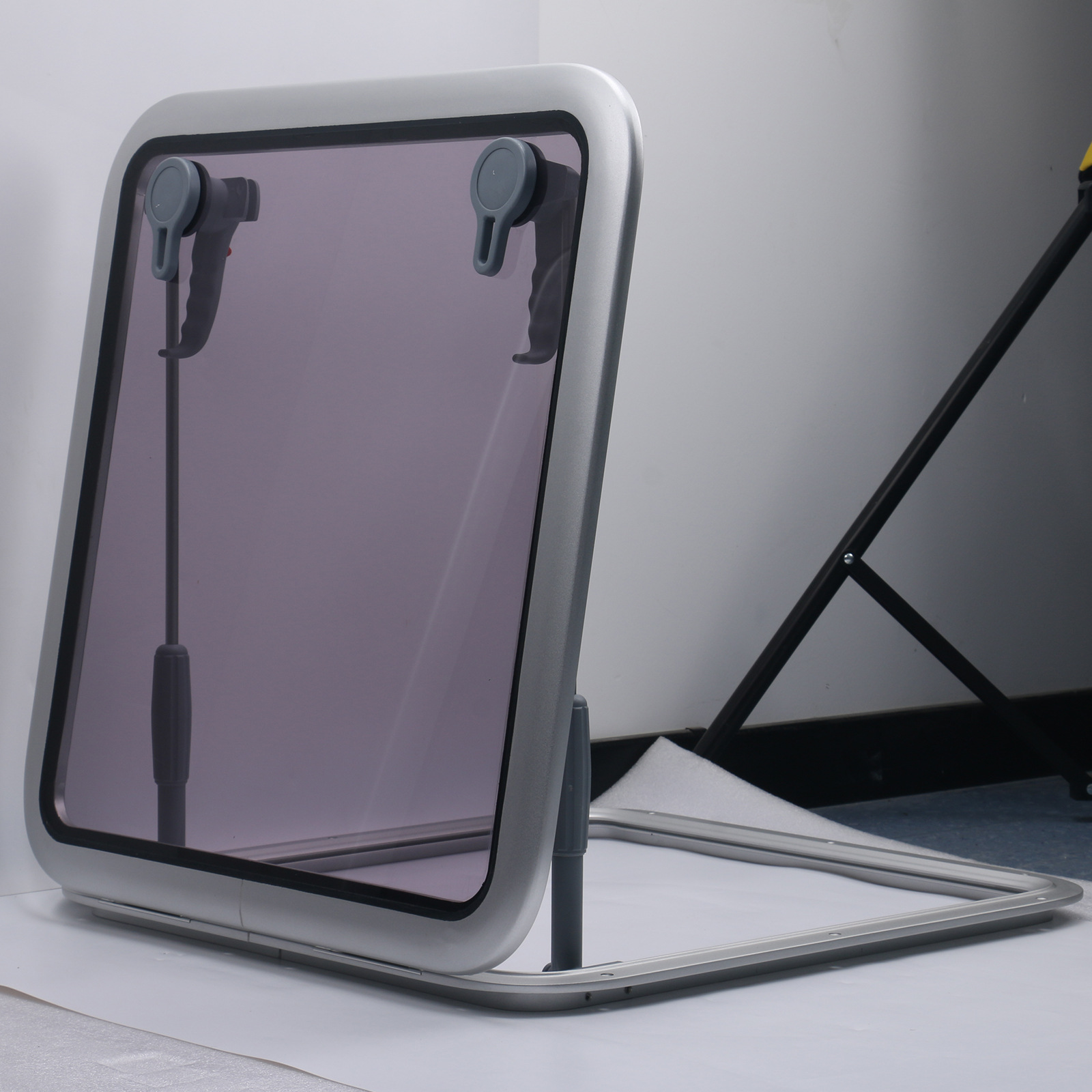 Marine Aluminum Outhole Boat Boat Room Window Outhole Skylight Decorative Window Glass Window Aluminum Alloy Outhole Window