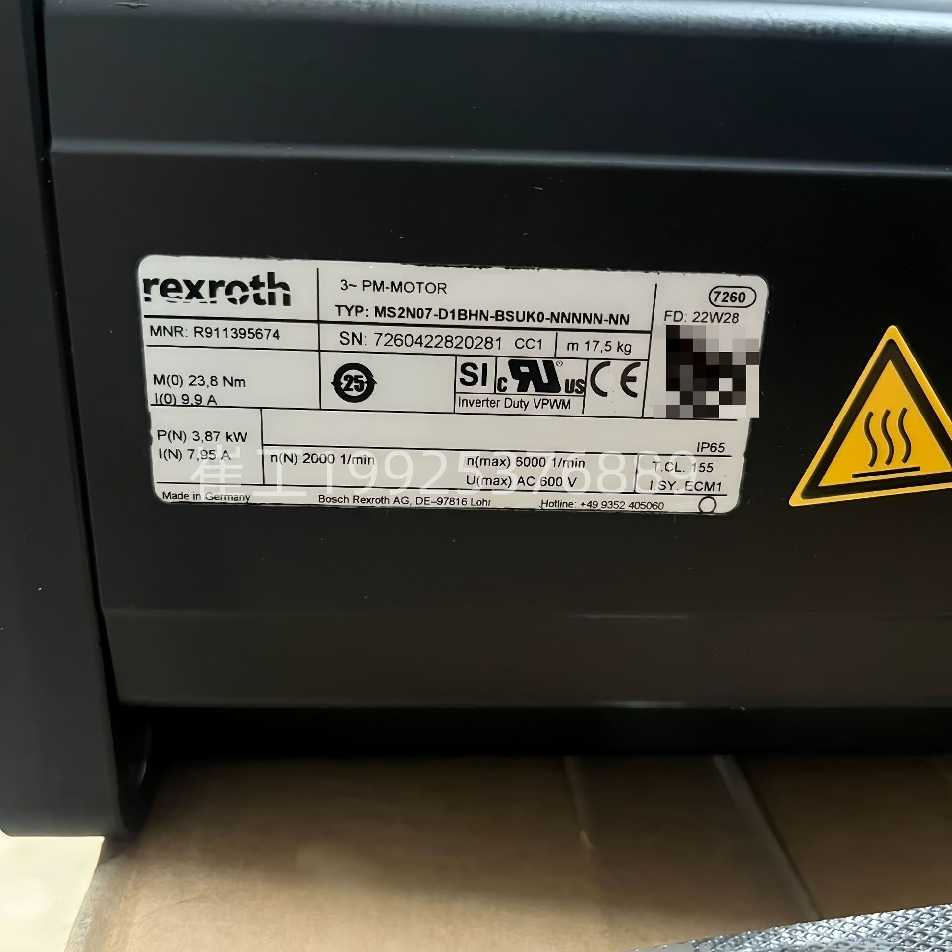 德国力士乐电机   R911385776 MS2N04-D0BHN-AMDG0-NNNNN-NN