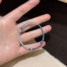 深海小鱼手工编织渐变手链手绳好运小众设计简约饰品闺蜜情侣礼物