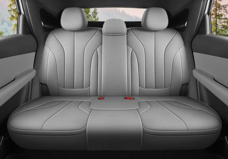 26 Xpeng MONAM03 car-specific seat covers, featuring perforated, breathable leather, and designed for all-season use