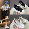 Shell head Dissolve shoes 2022 new pattern summer The thickness of the bottom Wild section ventilation A small minority Casual shoes