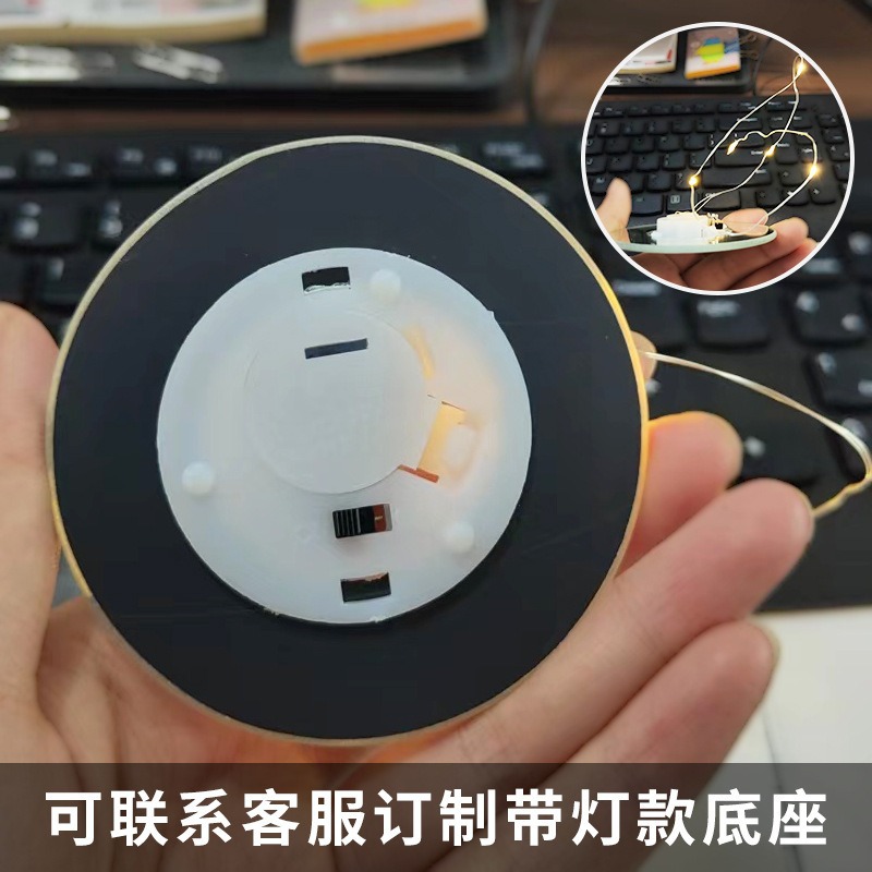 Cross-border inmortalidad rosas ángel pequeño cubierta de vidrio decoración día de San Valentín Navidad caja de regalo de cumpleaños flores reales