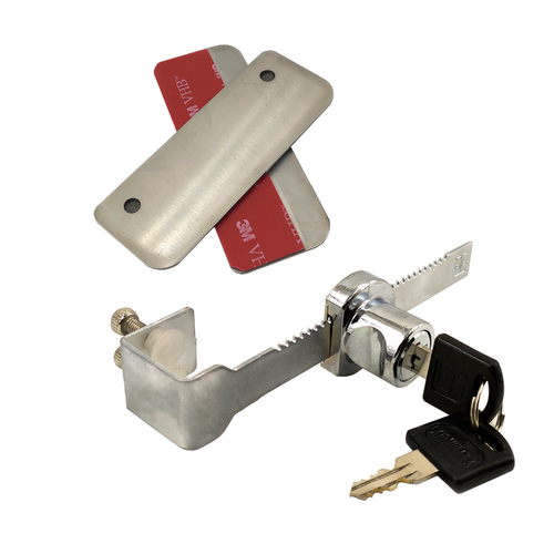 Wholesale Horizontal Freezer Lock, Island Cabinet Lock, Refrigerator Lock, Freezer Lock, Freshness Display Case Lock, Glass Door Lock, Punch-Free Card Slot for Cabinets