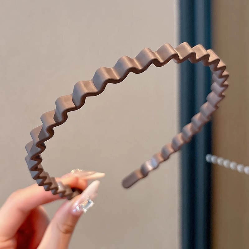 Simple retro ondas de cabello para mujeres lavado de la cara artefacto de acabado de cabello invisible no compresión de cabello toque de cabello