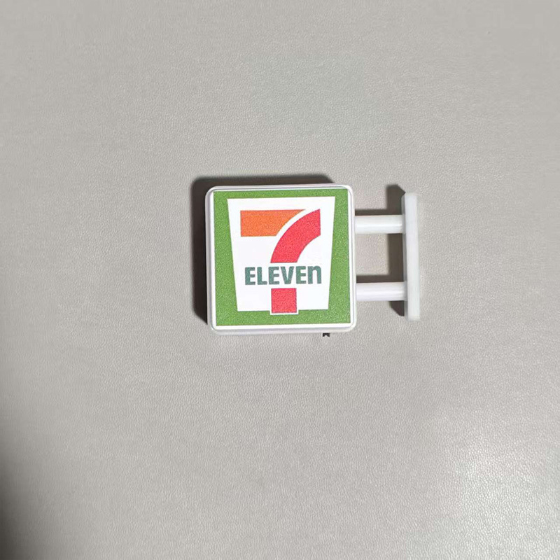 コンビニ冷蔵庫マグネットクリエイティブライトサインディスプレイカード磁気ローゼン 711 ファミリーライトボックスおもちゃモデル発光|undefined
