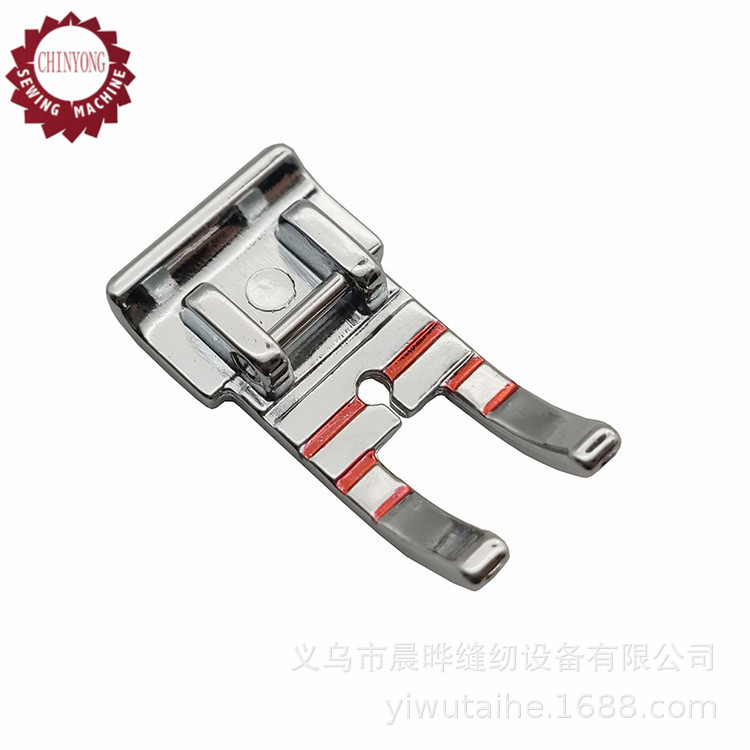 适用于胜家SINGER家用缝纫机1/4 绗缝拼布压脚带刻度线直线压脚