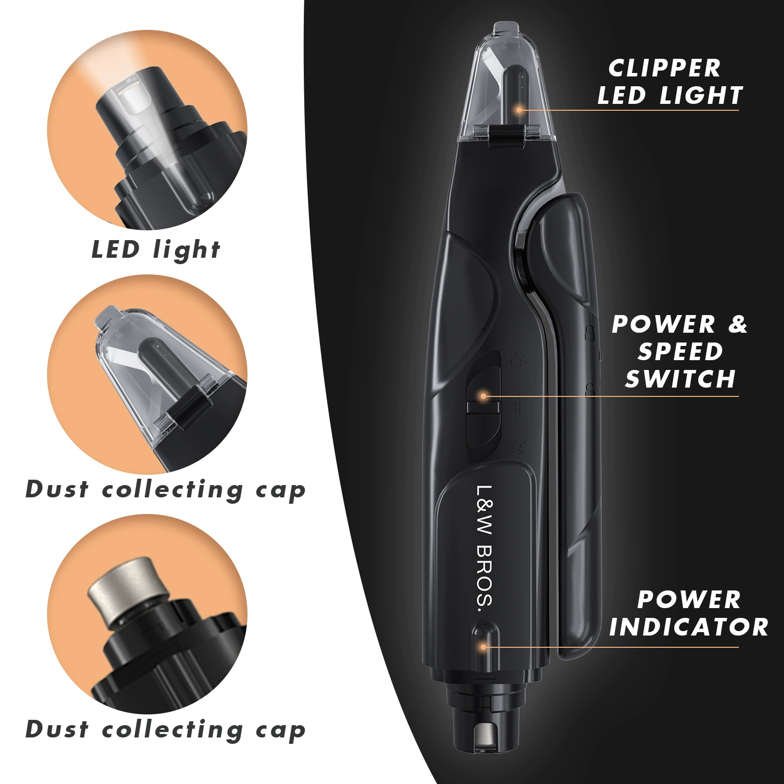 [Стандартная цена на продукцию для внешней торговли] Машина All-In-One для резки и шлифования Laiwang Brothers PC-630, доступна в белом и черном цветах