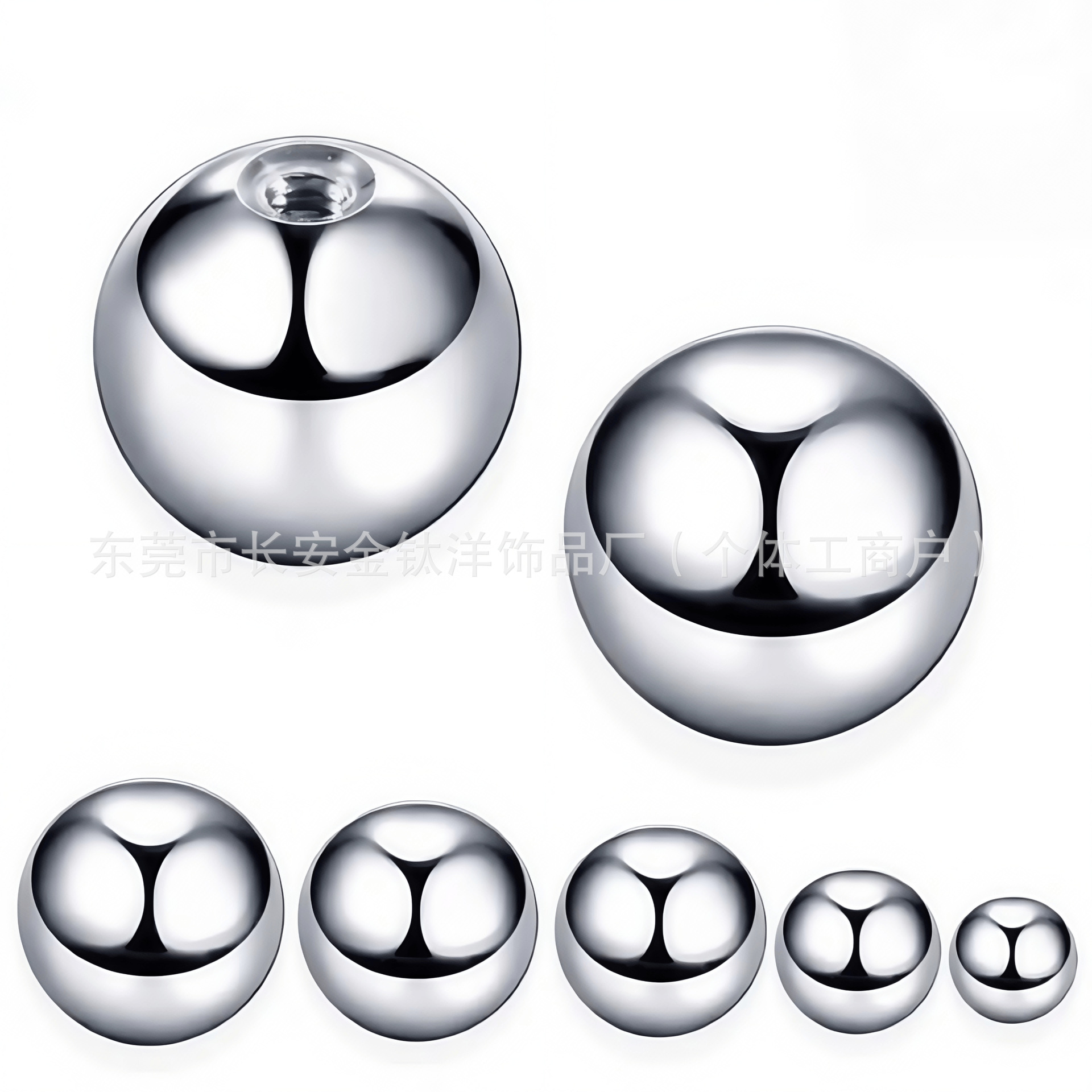 Labret piercing jewelry detail image