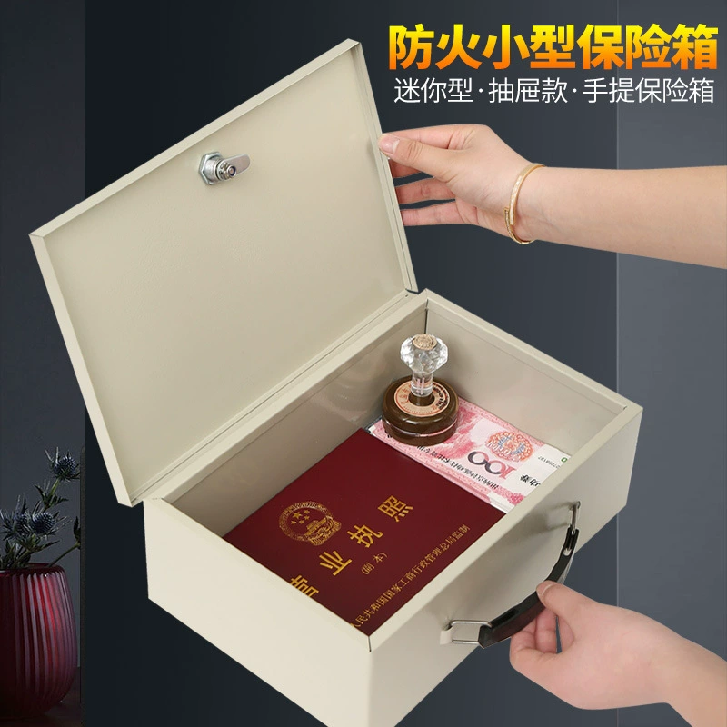 Несгораемый Сейф Домашний Офис Небольшой Несгораемый Сейф Касса Хранения Файлов Сейф Шкатулка Ювелирных Изделий