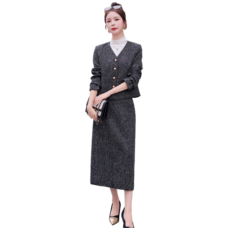C5928 1830K ÁO KHOÁC NỮ HANTDC CẢ BỘ 2 MÓN MÙA XUÂN THU ĐÔNG THỜI TRANG NỮ G05 SẢN PHẨM MỚI