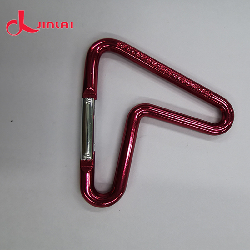 异性工业铝型材红色氧化5050V形铝合金铝钩阳极铝氧化表面处理