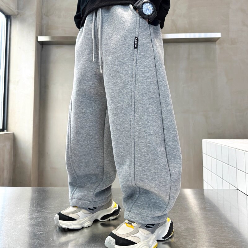 Children's spring and autumn cotton sweatpants, Korean-style curved pants, stylish and versatile casual long pants for boys and girls, wholesale for older children Children's spring and autumn cotton sweatpants, Korean-style curved pants, stylish and versatile casual long pants for boys and girls, wholesale for older children