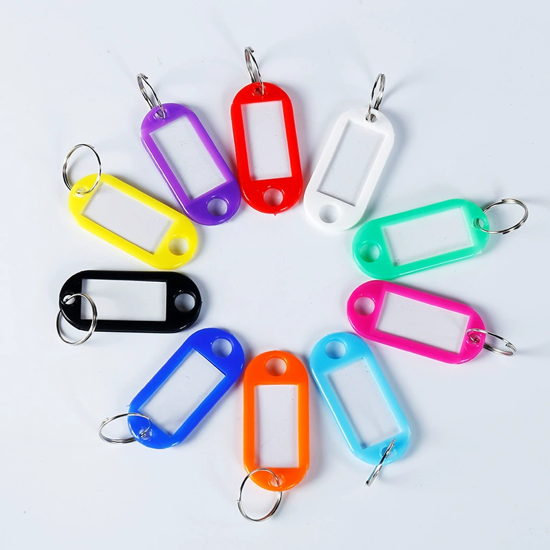 Фабрика спот цветной пластиковый брелок PP оптовая маркировка багажа этикетка гостиницы номер классификации