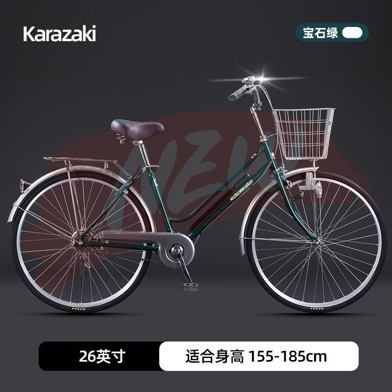 日式自行车复古轻便女款男大人通勤单车城市代步大学生上班成人车
