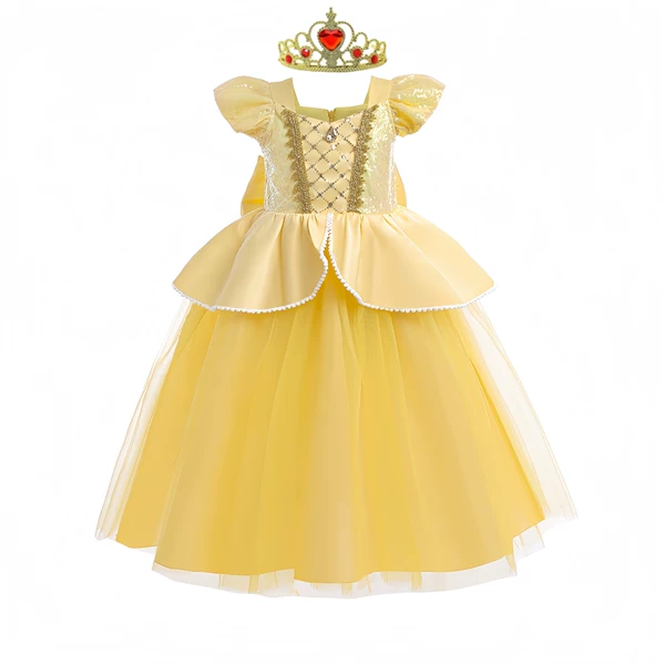 Yellow small princess costume