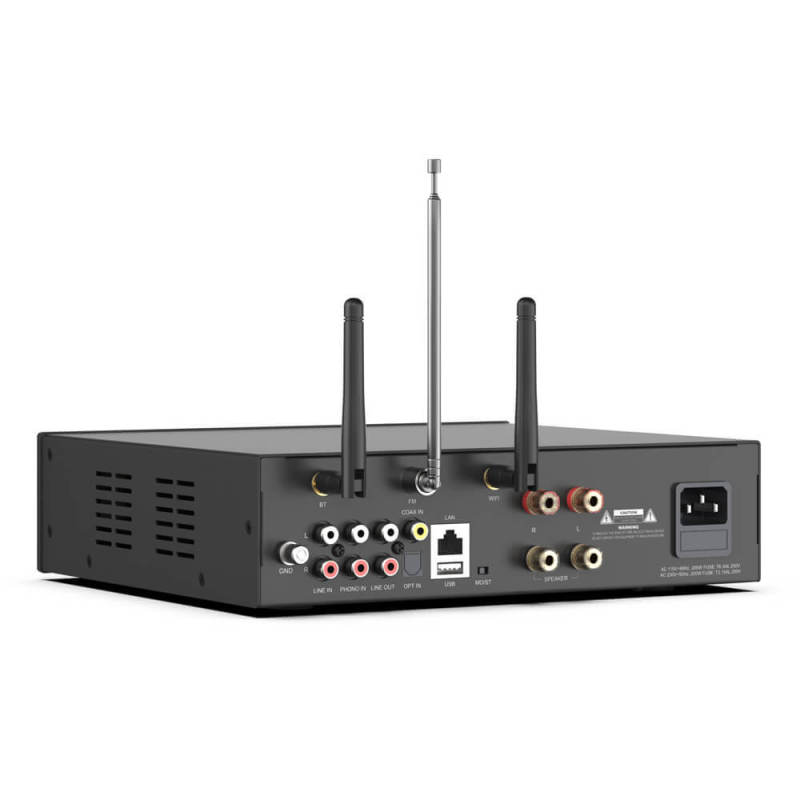 Arylic A100 ワイヤレス WiFi Bluetooth オーディオ レシーバー パワー アンプ ロスレス HiFi|undefined
