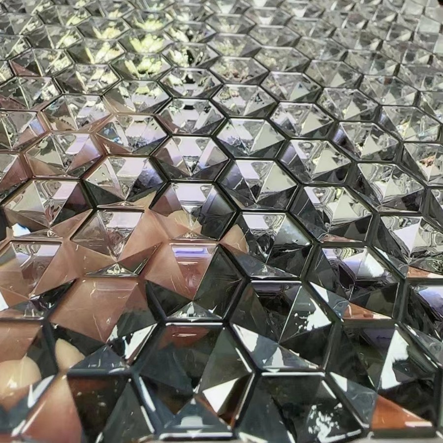 亚克力板蜂窝板钻石板有机玻璃艺术板背景墙屏风隔断装修建材广告