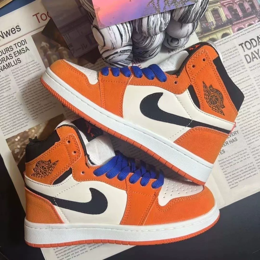 Air Jordan 1, универсальные баскетбольные кроссовки высокого уровня, обувь для отдыха для мужчин и женщин, спортивные баскетбольные кроссовки, американский стиль