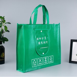 Foldable Non-Woven Eco-Friendly Bag Custom Shopping Tote Bag Laminated Colorful Non-Woven Pocket with Logo Printing