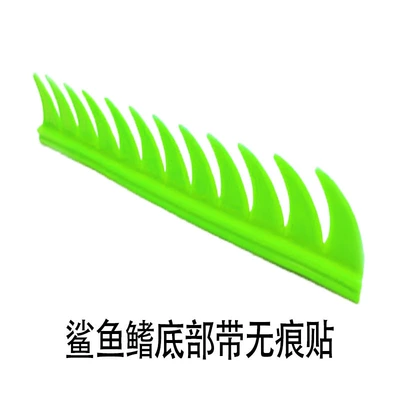Crown Shark Fin Harley — Motorcycle Safety Supplies - sand-fin-fluorescent-green-with-traceless-paste