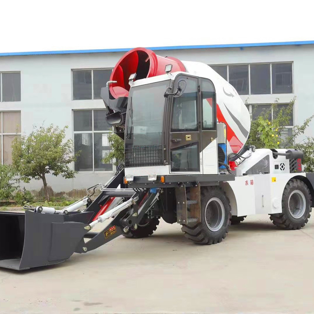 自上料混凝土搅拌车自动 水泥搅拌罐车 自动上料 搅拌车
