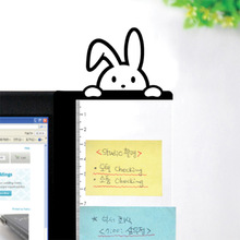 厂家供应屏幕显示器侧留言板透明便签板便利贴板电脑左右侧记事板