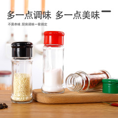 批发玻璃调料瓶耐高温厨房调料瓶味好美盐罐胡椒粉瓶辣