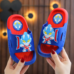 銀河奧特曼拖鞋男童新款開通浴室防滑家居中大童寶寶小孩涼拖鞋
