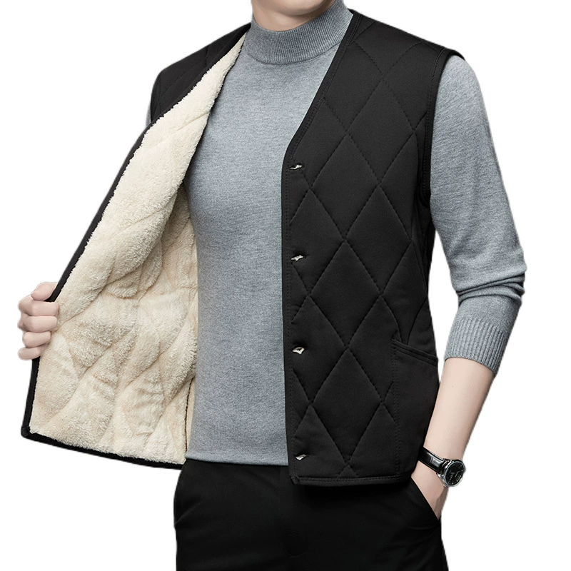 Warm vest, for middle age