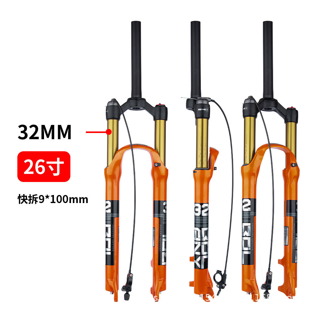 Bolany bicicleta de montaña horquilla delantera Horquilla de aire 26 27, 5 29-pulgadas aleación de magnesio amortiguador presión de aire horquilla delantera