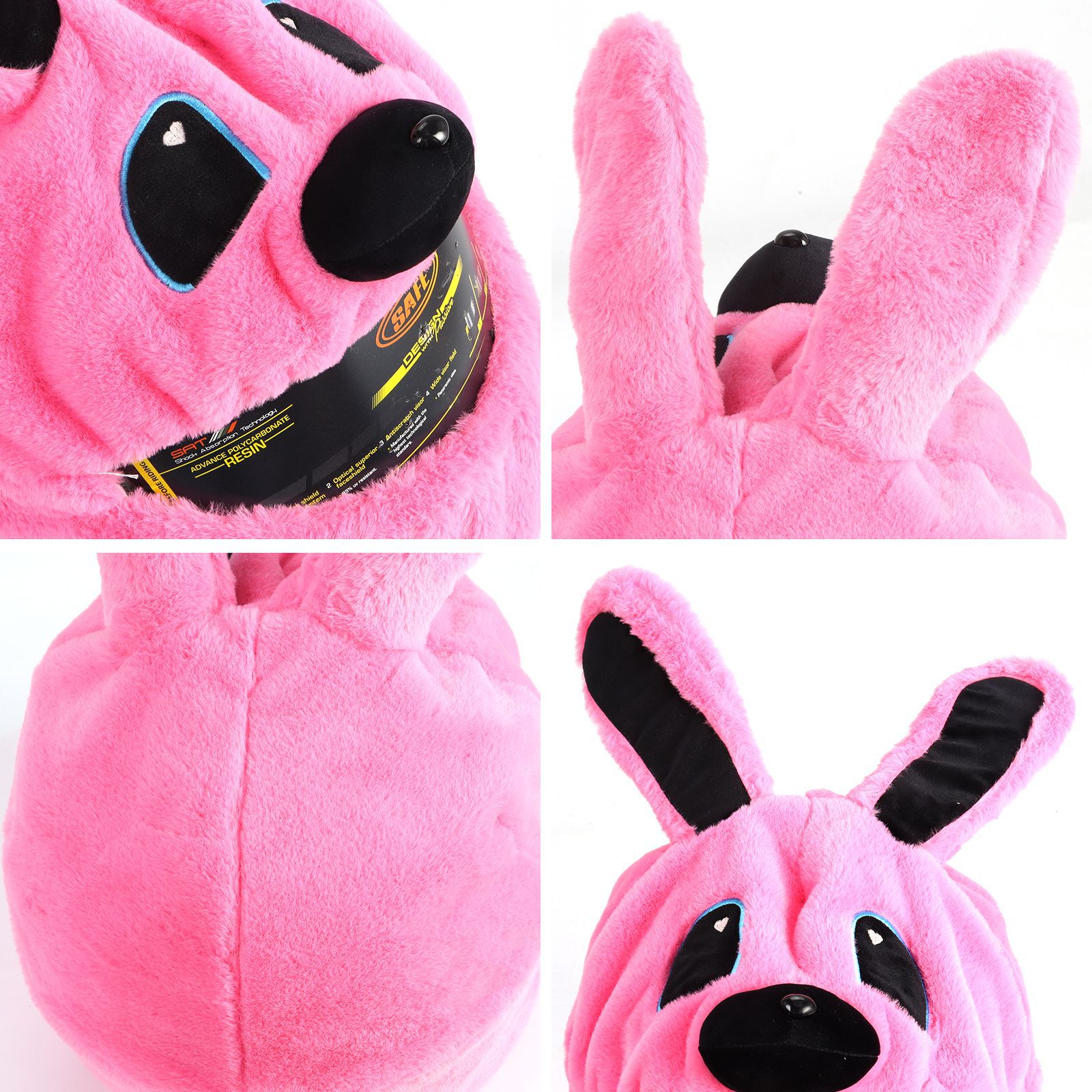 2024 cycling warm helmet cap fried street motorcycle plush helmet cover motorcycle helmet cartoon protective cover