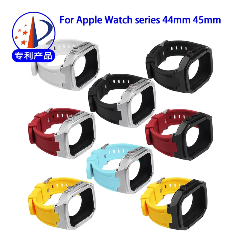 Apple совместимый металлический модифицированный корпус для часов, аксессуар, 44 мм, S8, 7