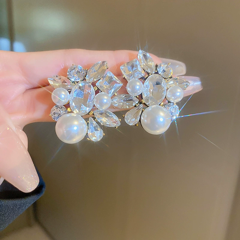Серьги Retro golden, свадебный лёгкий люкс, высокое качество